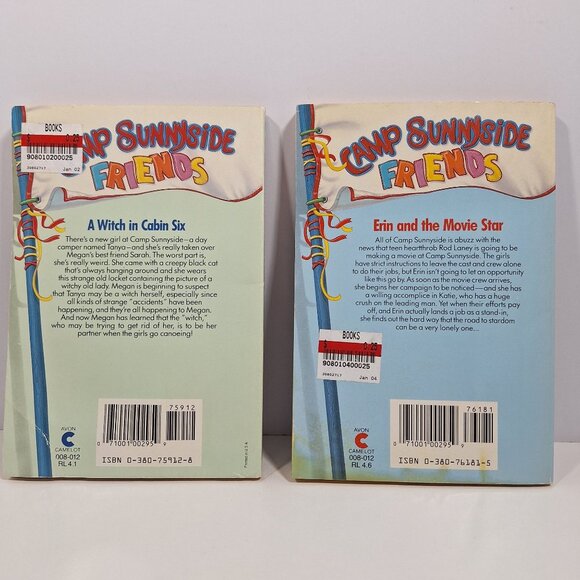 Camp Sunnyside Friends Books A Witch In Cabin Six Erin And The Movie Star 7 10 - Picture 2 of 11